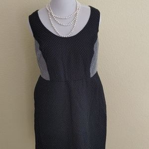 Black dot dress